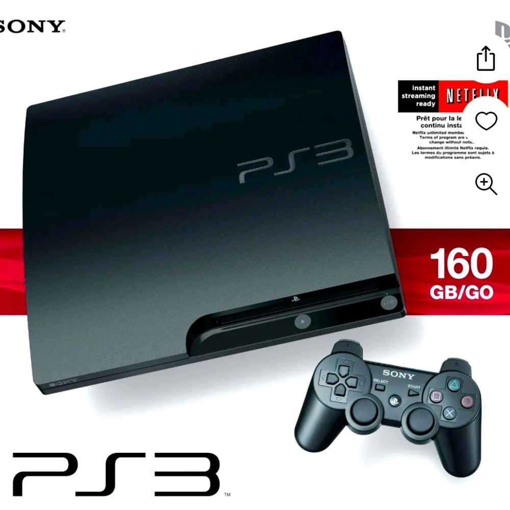 The Original Sony PS3 PlayStation 3 in Box & Games